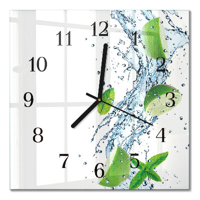 Orologio quadrato Menta