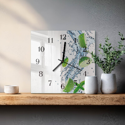 Orologio quadrato Menta