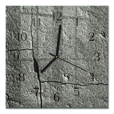 Orologio quadrato in vetro Pietra naturale