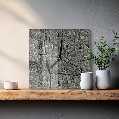 Orologio quadrato in vetro Pietra naturale