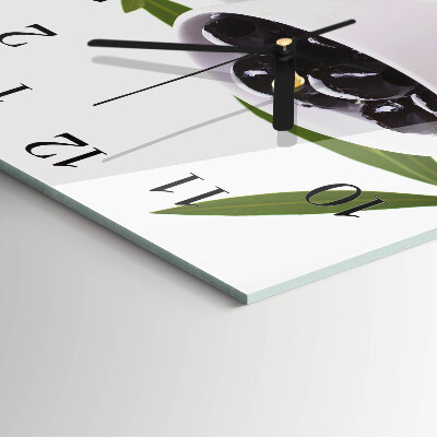Orologio quadrato in vetro Olive