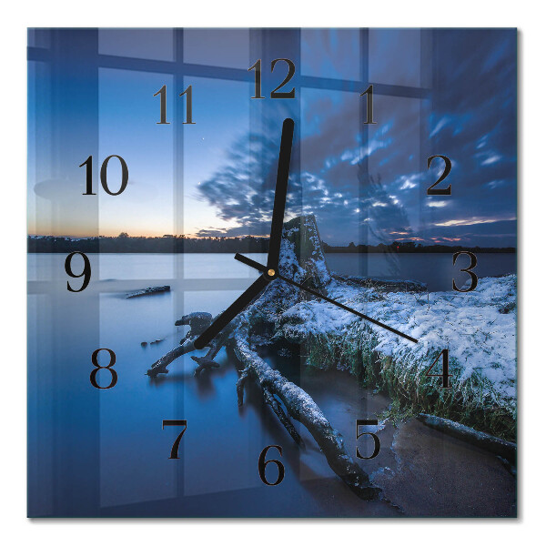 Quadrato orologio da parete Paesaggio