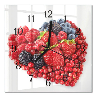 Orologio quadrato Frutta