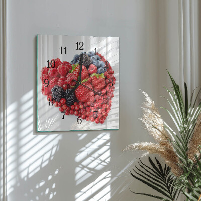 Orologio quadrato Frutta