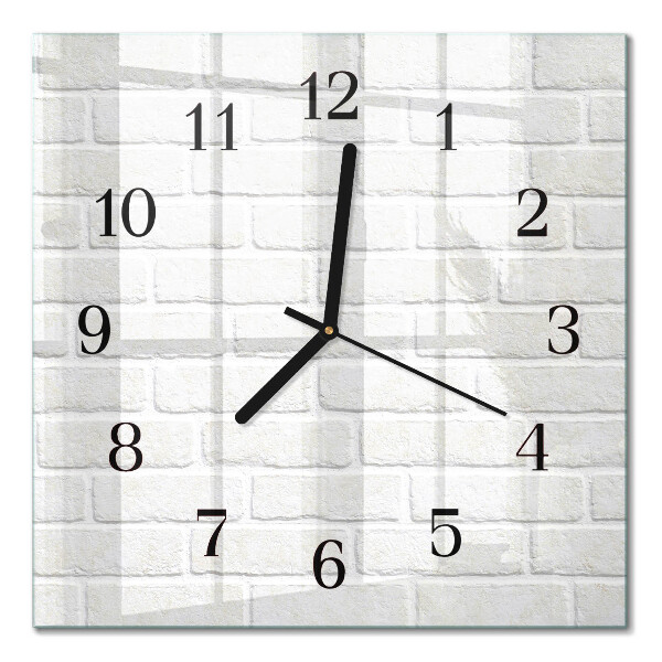 Quadrato orologio da parete Mattone