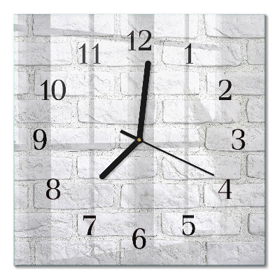 Orologio quadrato in vetro Mattone