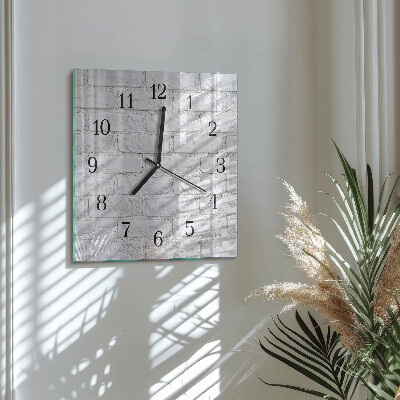 Orologio quadrato in vetro Mattone