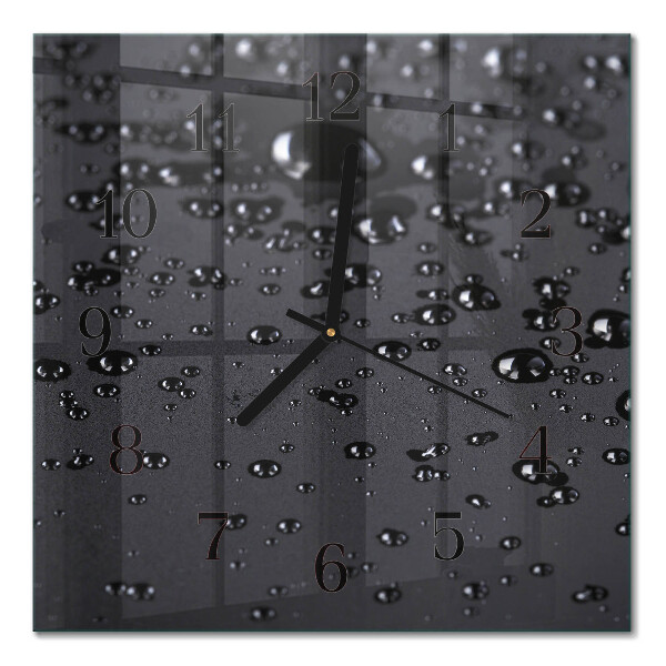 Orologio quadrato Gocce