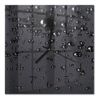 Orologio quadrato Gocce