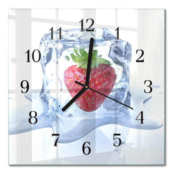Orologio quadrato Gelato alla fragola