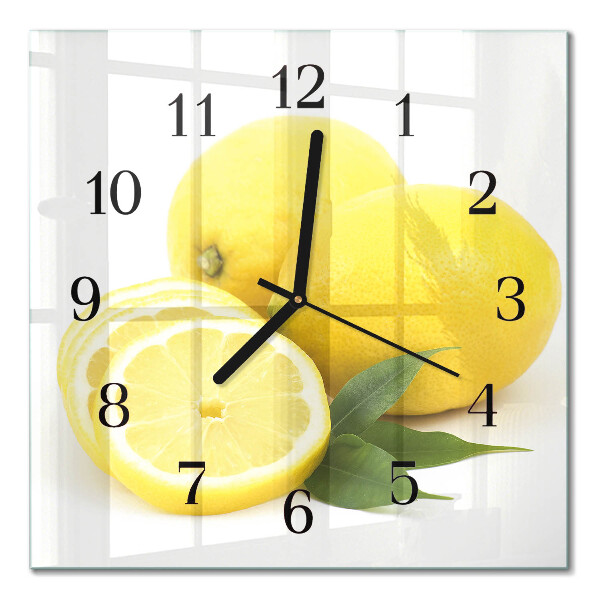 Quadrato orologio da parete Limoni
