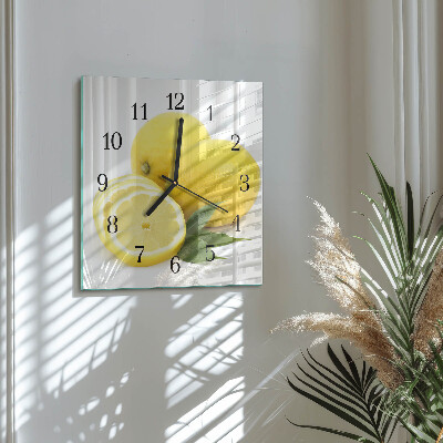 Quadrato orologio da parete Limoni