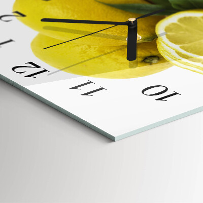 Quadrato orologio da parete Limoni