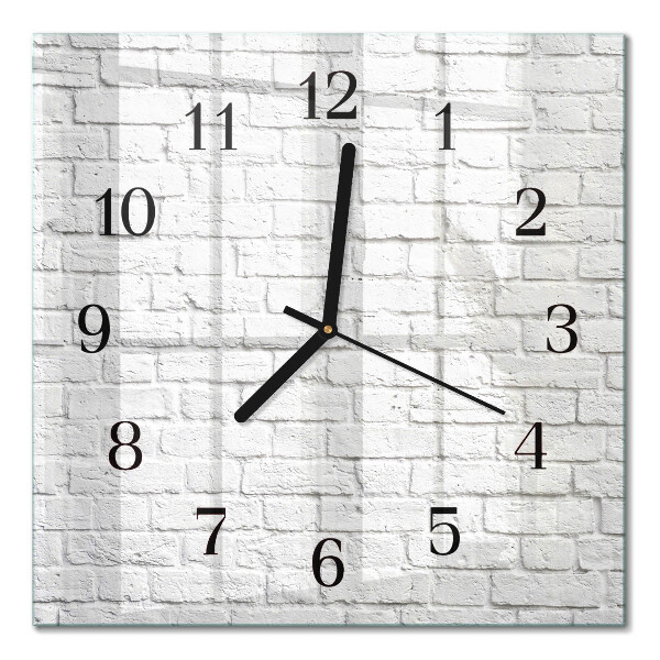Orologio quadrato in vetro Mattone