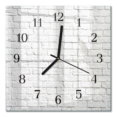 Orologio quadrato in vetro Mattone