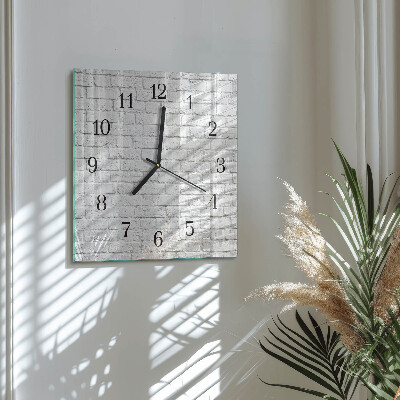 Orologio quadrato in vetro Mattone