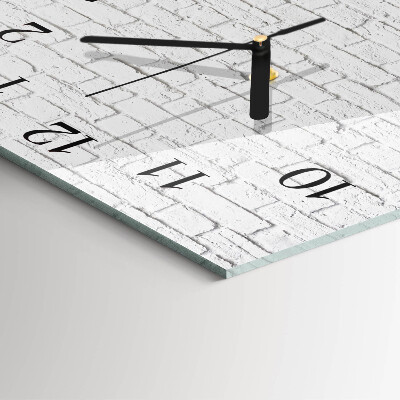 Orologio quadrato in vetro Mattone