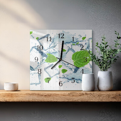 Orologio quadrato Menta ghiacciata