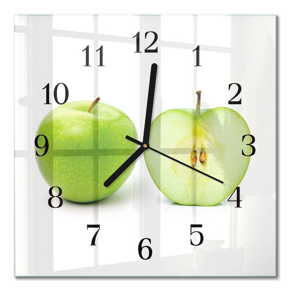 Orologio quadrato in vetro Mela