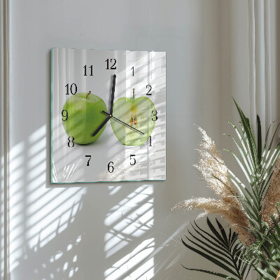 Orologio quadrato in vetro Mela