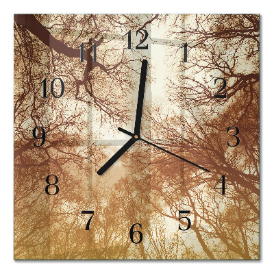 Orologio quadrato Chiome degli alberi