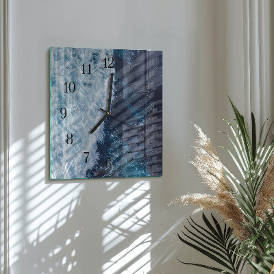 Orologio quadrato Onde oceaniche