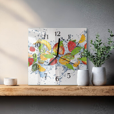 Orologio quadrato L'acqua