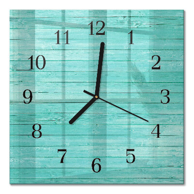 Orologio quadrato Tavole verdi
