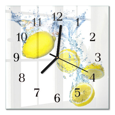 Orologio quadrato in vetro Limoni