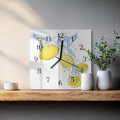 Orologio quadrato in vetro Limoni