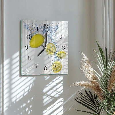 Orologio quadrato in vetro Limoni