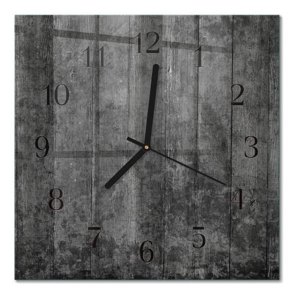 Orologio quadrato Legna