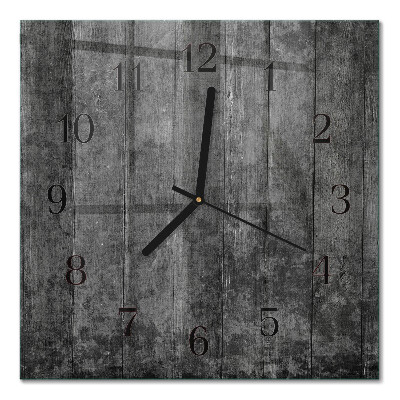Orologio quadrato Legna