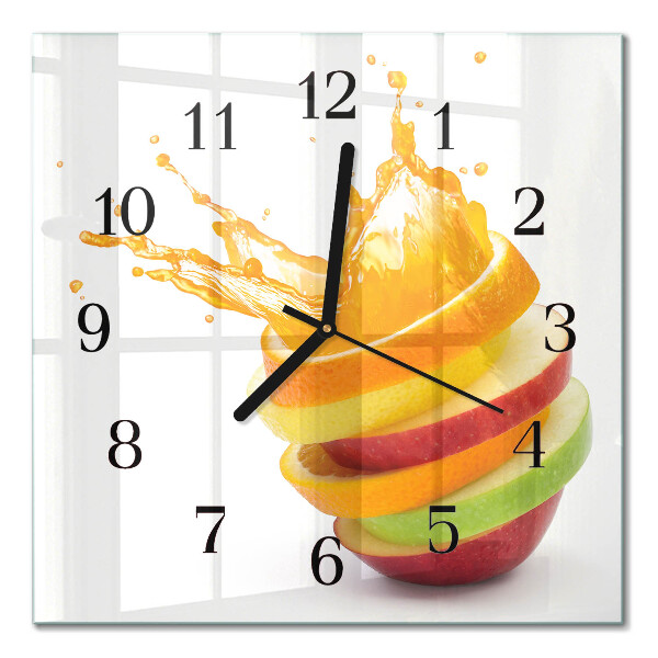 Orologio quadrato Frutta