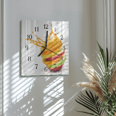 Orologio quadrato Frutta