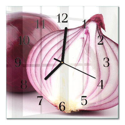Orologio quadrato in vetro Cipolla