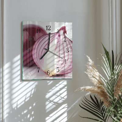 Orologio quadrato in vetro Cipolla