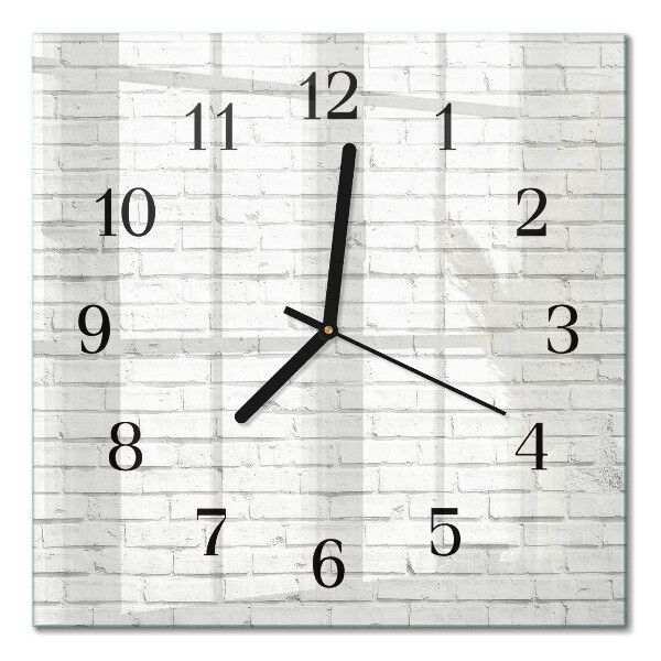 Orologio quadrato Muro di mattoni