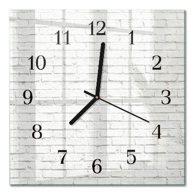 Orologio quadrato Muro di mattoni