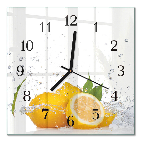 Orologio quadrato in vetro Limoni
