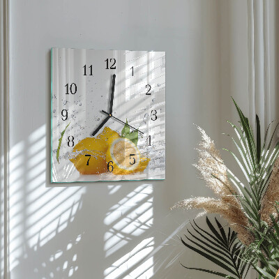 Orologio quadrato in vetro Limoni