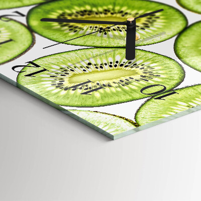 Orologio quadrato in vetro Kiwi
