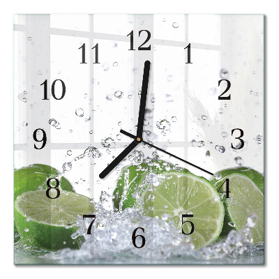 Quadrato orologio da parete Carbonato di calcio