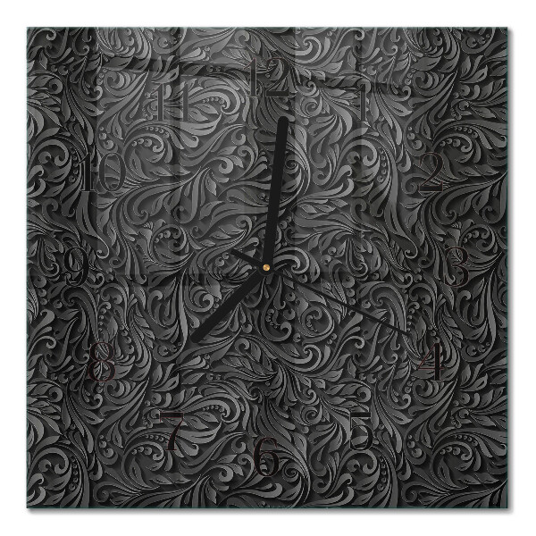 Quadrato orologio in vetro decorativo Modello
