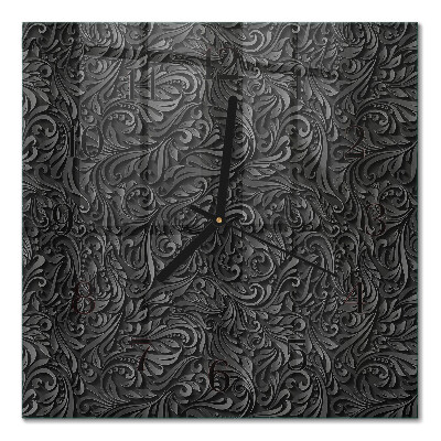 Quadrato orologio in vetro decorativo Modello