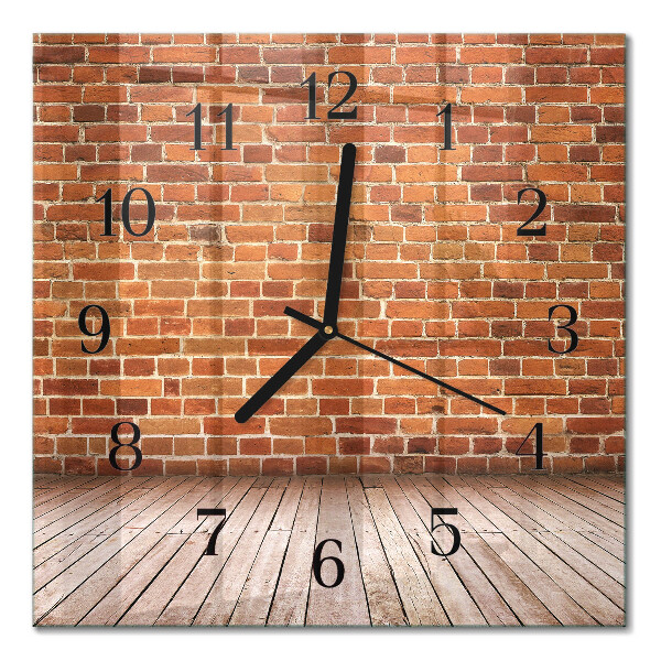 Orologio quadrato Muro di mattoni