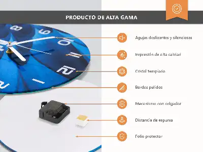 Rotondo orologio da parete Ponte