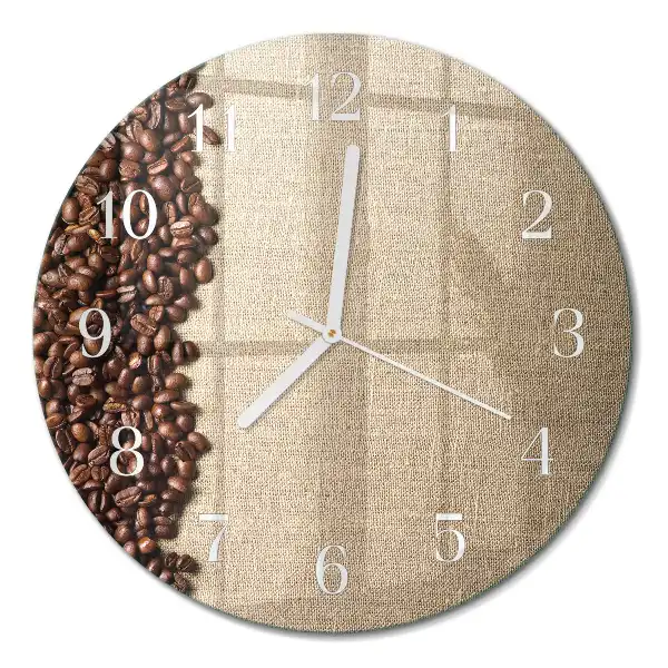 Rotondo orologio Chicchi di caffè