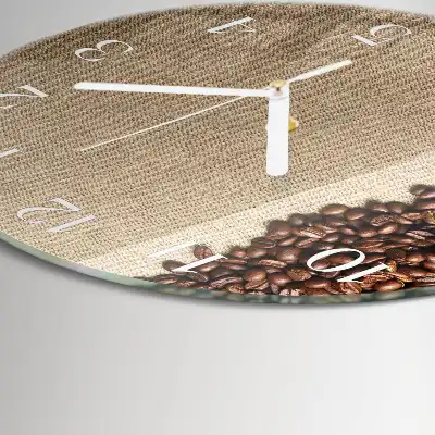 Rotondo orologio Chicchi di caffè