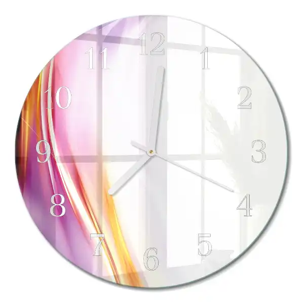 Rotondo orologio da parete Astrazione